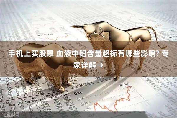 手机上买股票 血液中铅含量超标有哪些影响? 专家详解→